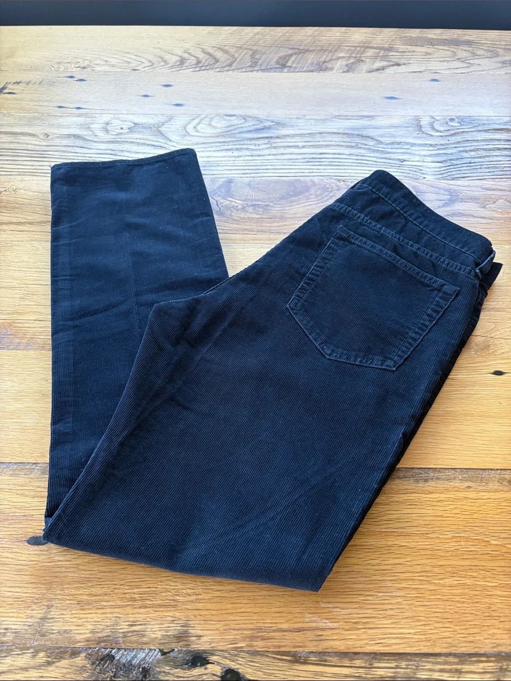 J. Crew Men's Slim Straight Corduroy Pants in Deep Navy - W34xL32